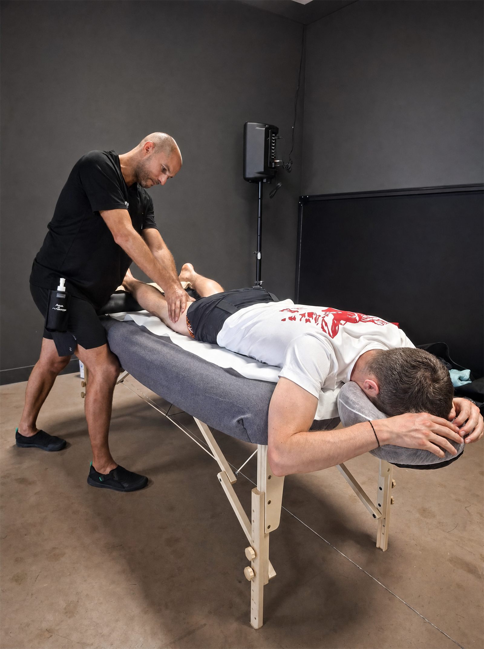Massage de récupération sur l'UT4M